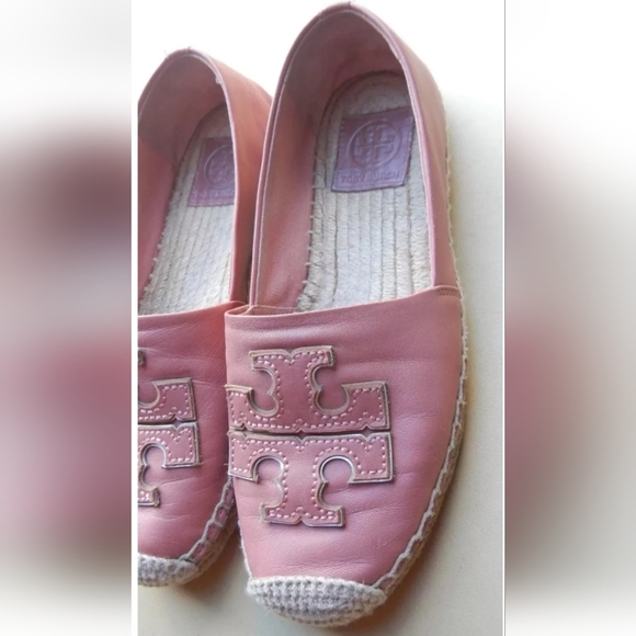 Tory Burch Ines Leather Espadrilles Flats Size 7 Retail $228 - Picture 2 of 7